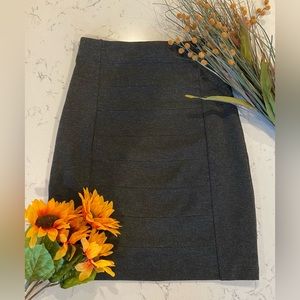 White House | Black Market Gray Pencil Skirt